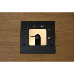 Термометр с подсветкой Cariitti SQ черный