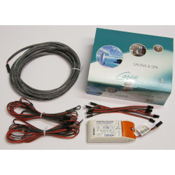 Комплект LED SET 6 LEDs, 3000K, IP67, до 90°C - (сауна)