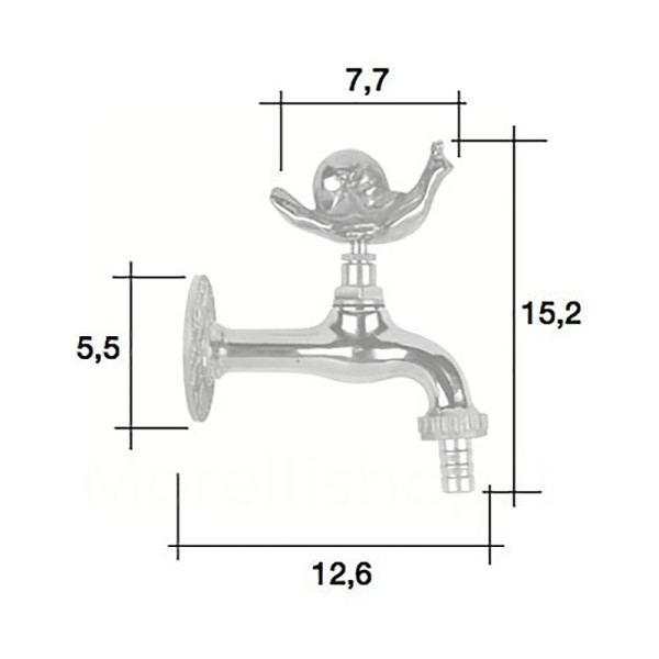Кран Morelli Chiocciola