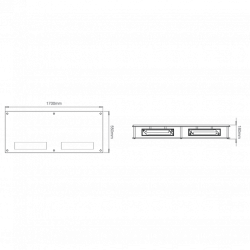 Настенный биокамин Atlantic twin