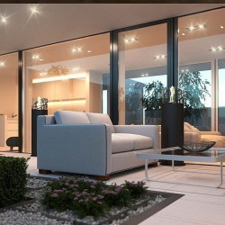 Напольный биокамин Dubai round