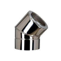 Колено 45° Termo нерж/нерж 120/220 мм