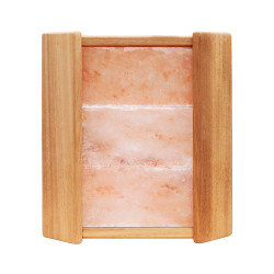 Ограждение для светильника угловое с гималайской рваной солью, термолипа