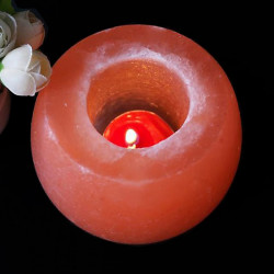 Подсвечник из гималайской соли Шар