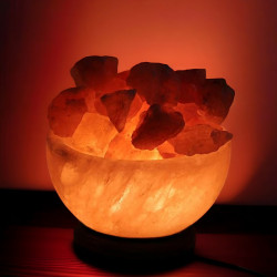 Светильник из гималайской соли Огненная чаша