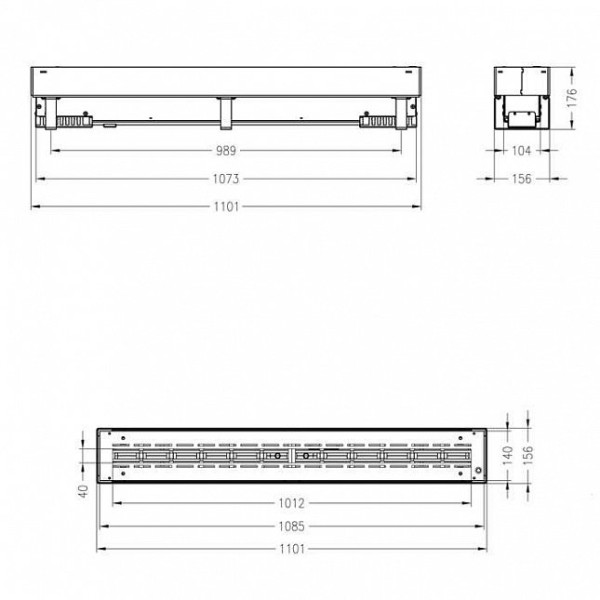 Горелка для биокамина Spartherm Quadra Inside II SL