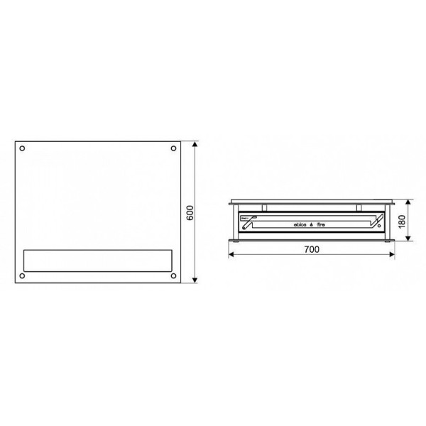 Настільний біокамін Spartherm Cambridge 600 Настільний біокамін Spartherm Cambridge 600