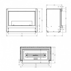 Горелка для биокамина Spartherm Ebios-fire 1V