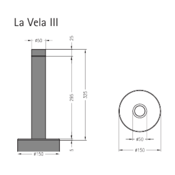 Напольный биокамин Spartherm La Vela mini