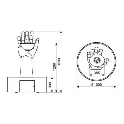 Напольный биокамин Spartherm Liberty