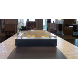 Настольный биокамин Spartherm Quadra Base Nero