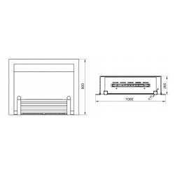 Настенный биокамин Spartherm The City