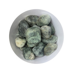 Камни для сауны Серпентинит обвалованные 10-16 см / 10 кг