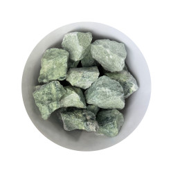 Камни для сауны Жадеит колотые 10-16 см / 10 кг