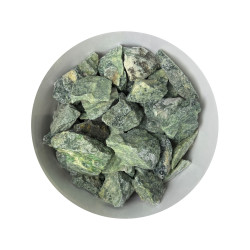 Камни для сауны Жадеит колотые 4-9 см / 25 кг (мелкий камень)