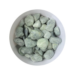 Камни для сауны Жадеит обвалованные 5-12 см / 10 кг