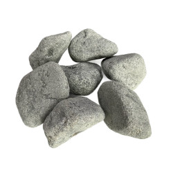 Камни для сауны Диабаз обвалованные 10-15 см / 20 кг