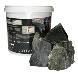 Камни для сауны Нефрит колото-пиленые 10-16 см / 10 кг