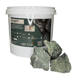 Камни для сауны Жадеит колотые 10-16 см / 10 кг