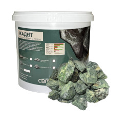 Камни для сауны Жадеит колотые 4-9 см / 25 кг (мелкий камень)