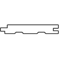 Вагонка абаш высший сорт, 88х15 мм