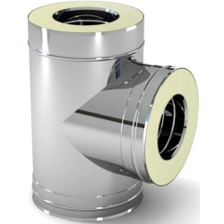 Тройник 87° Termo нерж/нерж 120/220 мм